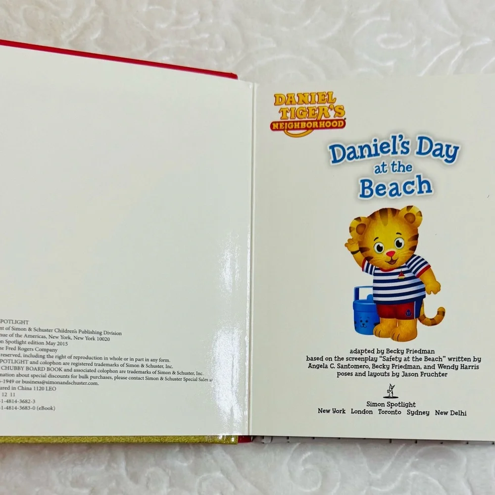 Daniel's Day at the Beach Book by Daniel Tiger’s Neighborhood (New with tags on)